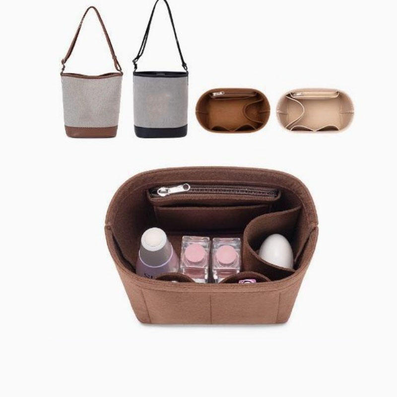 Multi-Pocket Felt Handbag Orga - Backpack Insert Organizer recension och pris