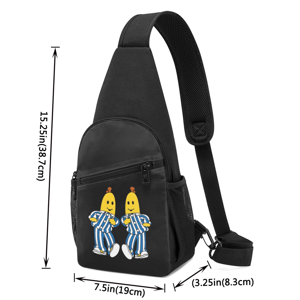 Bananas In Pyjamas Best Friend - Sling Backpack Shoulder recension och pris