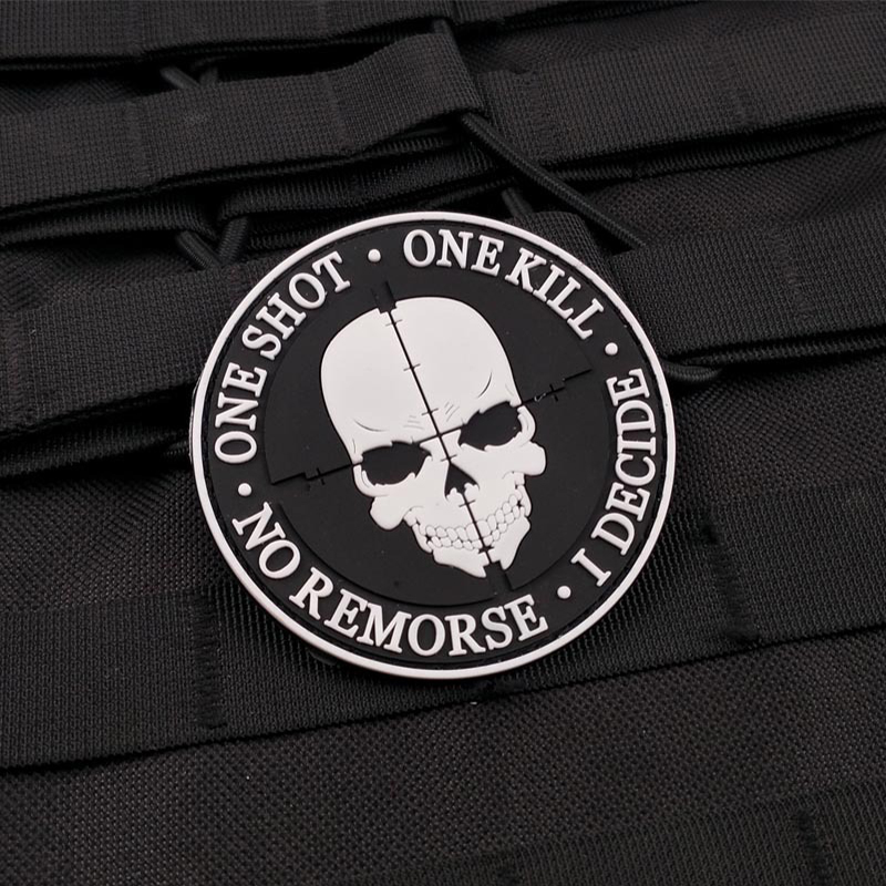 3D PVC Skull Rubber Patches Ap - Urban Backpack Tactical recension och pris