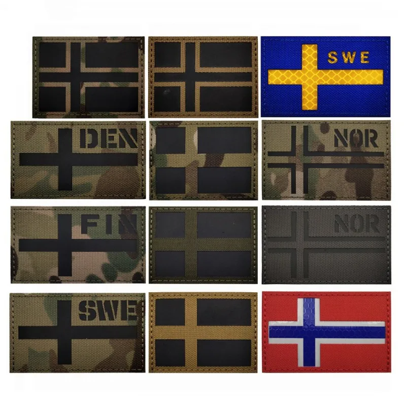 Flag Tactical Patches Norway D - Rucksack Military Style recension och pris