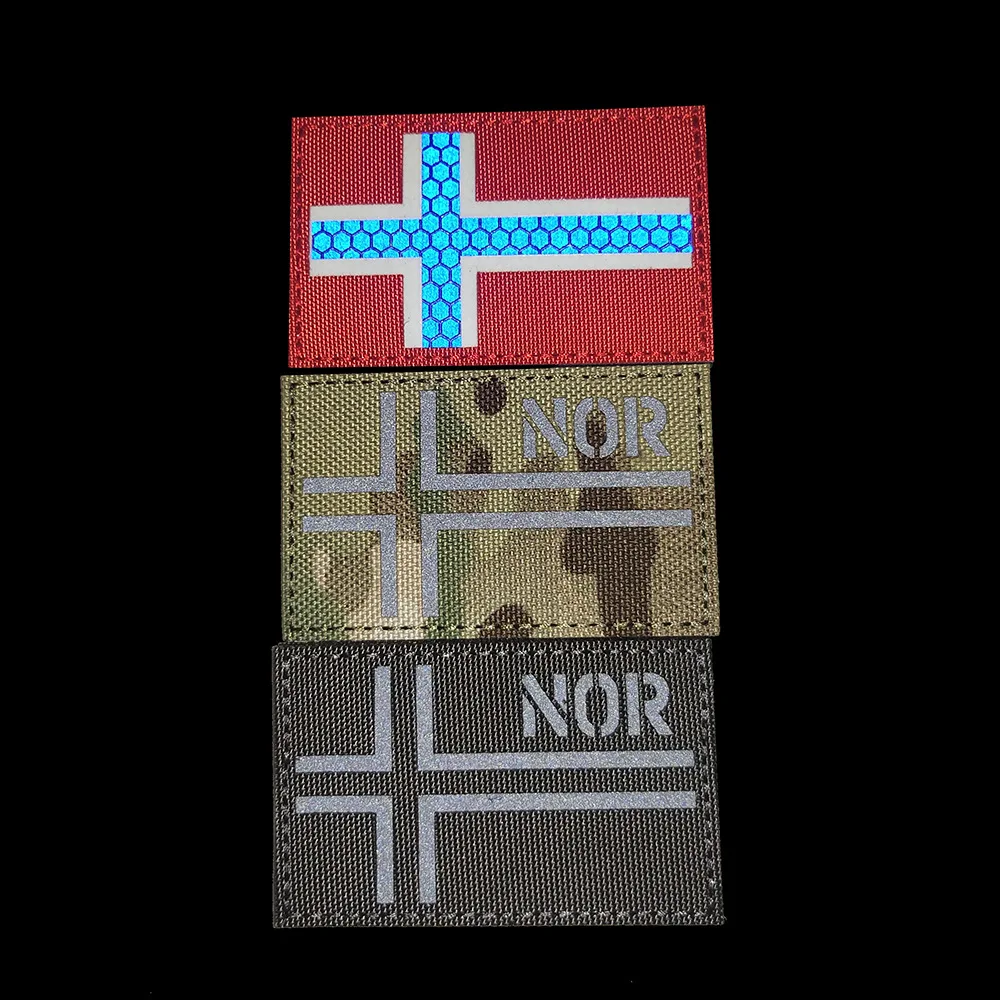 Flag Tactical Patches Norway D - Rucksack Military Style recension och pris